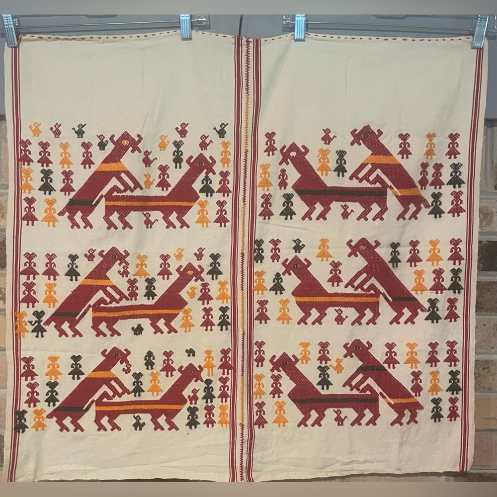 Oaxacan hand stitched textile
